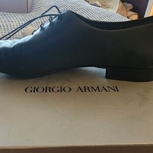 Giorgio Armani Classic Black Oxfords